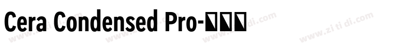 Cera Condensed Pro字体转换